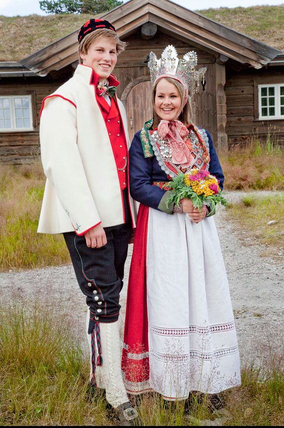 Vestidos de boda tradicionales en Noruega
