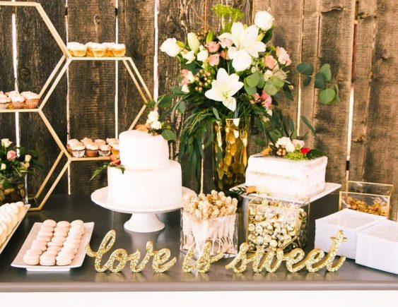 Love Is Sweet Sign Set Wedding Sign for Candy Table, Dessert Table Signs, Bridal Shower or Wedding Table Decor Wooden Signs (Item - LIS200)